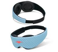 Manta Kids SleepMask - Comfy & Cute Blackout Sleeping Eye Mask with Adjustable Eye Cups, Soft & Breathable Machine Washable for Girls, Boys, Toddler Aged 6+ (Arctic Blue)