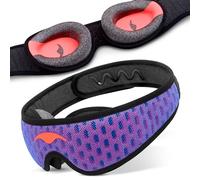 Manta Pro Sleep Mask - 100% Light Blocking Sleep Mask for Side Sleepers, Breathable and Comfortable for Sleep/Travel/Nap/Shift Work