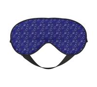 Manta Ray and Fish Print Soft Eye Mask Beneficial Block Light Nap Night Use Travel Camping Meditation Yoga