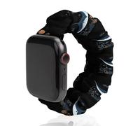 Manta Ray Corals Ocean Fish Compatible with IWatch Series Watch Strap Fashion Scrunchies Stretchy