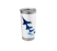 Manta Ray Devil Ray Flying Rays Stingray Manta Ray Diver Stainless Steel Insulated Tumbler