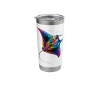 Manta Ray Devil Ray Flying Rays Stingray Manta Ray Diver Stainless Steel Insulated Tumbler