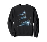 Manta Ray Devil Ray Flying Rays Stingray Manta Ray Diver Sweatshirt