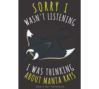 Manta Ray Notebook: Large Lined Journal For Your Daily To do List Note | 100 pages Decorated With Small Marine Animals Face Designs and Cute Manta ... Book Gift to Keep track & Record Information