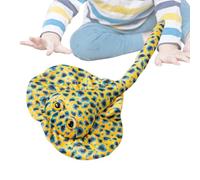 Manta Ray Plush Toy - Pp Cotton Multifunctional, Stingray Stuffed Animals, Cartoon Stingray Stuffed, Leopard Print Sea Animal Stufed Toy For Children, Adults, Home Decor