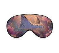 Manta Ray Swimming Blackout Sleep Mask for Side Sleeper Soft Covers for Travel Essentials Nap