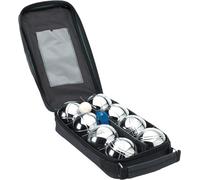 Mantaraj Pack Of 8 Boules Petanque Bowls Set Chrome Plated French Boules Set With Carry Case Pétanque Jack For Everyone