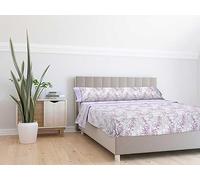 MANTAS MORA - Set of combined cotton sheets + pillowcases - 3/4 pieces - 144 thread count - interseason pattern - Model M86