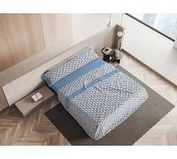 MANTAS MORA - Set of combined cotton sheets + pillowcases - 3/4 pieces - 144 thread count - interseason pattern - Model M84