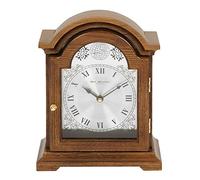 Mantel Clock Broken Arch Wooden Wm Widdop 24cm W2619