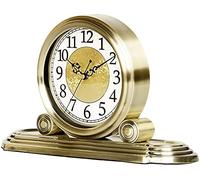Mantel Clock Table Real Metal Mantle Clock Antique Desk Clock Main Room Kitchen Decorative Retro Ornaments Nordic Creative Gifts