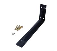 Mantel Countertop Interior Exterior Steel Having Rust Inhibitor Paint Heavy Duty Metal Shelf Brackets Wall Mounted Floating Triangle Support for Bracket (14IN)