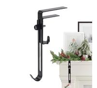 Mantel Decor Clip - Adjustable Garland Hanger, Sturdy No Drill Tool, Removable Fireplace Swag Holder, Long Lasting Easy Install Holiday Display Hook | Reliable for Seasonal & Festive Decor