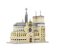 Mantfuty Micro Notre Dame Cathedral Building Blocks Set Famous Paris Architecture Building Bricks Toys Gifts for Teens and Adults (2908pcs)
