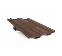Manthorpe Brown Castellated Tile Vent With Adaptor Kit For Clay And Concrete Tile Roofs