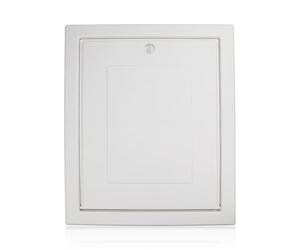 Manthorpe GL250-03 Insulated Loft Access Door 0.85m x 0.68m - White Drop Down Hatch with Airtight & Draught Seal, Part L Compliant, Fits Joist Opening 0.72m x 0.56m