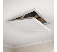 Manthorpe GL250 Insulated White Loft Trap Door 562 x 726mm Hinged Hatch & Frame (GL250-035-EPS)