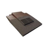 Manthorpe Granulated Antique Brown Plain Tile Vent With Adaptor Kit For Clay And Concrete Roofs