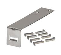 Manthorpe SmartVerge Batten End Clip GDV-BEC 304 Stainless Steel Dry Verge Fixing, BS 5534 Compliant Roofing Clip (120 Pack)