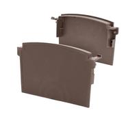 Manthorpe SmartVerge Linear Dry Verge Eaves End Cap - Brown