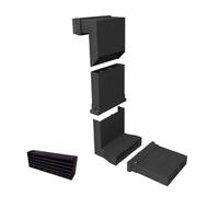 Manthorpe Telescopic Adjustable Underfloor Vent And Extensions Blue/black Airbrick