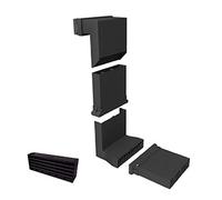 Manthorpe Telescopic Adjustable Underfloor Vent and Extensions [ Blue/Black Airbrick ]