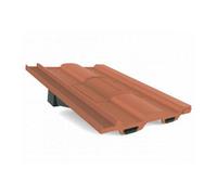 Manthorpe Terracotta Double Pantile Tile Vent With Adaptor Kit For Concrete Tile Roofs