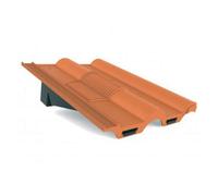 Manthorpe Terracotta Double Roman Tile Vent With Adaptor Kit For Concrete Tile Roofs