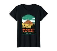 Manti La Sal National Forest Utah Retro Value Graphic T-Shirt, Women, Black, M