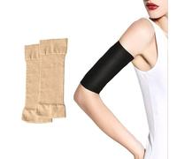 MANTIANXINGSHEN Arm Slimming Shaper Sunscreen Wrap Sleeve Compression Women's Upper Arm Toneup Shaping Sleeves for Beauty Women Beige