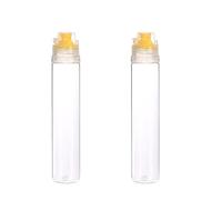 MANTIANXINGSHENL 2 Pcs Squeeze Bottle Honey Bottle Syrup Container Honey Squeeze Bottle with Flip Top Lid Refillable Syrup Container for Storing Dispensing Serving Sauces