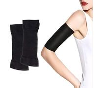 MANTIANXINGSHENL Arm Slimming Shaper Sunscreen Wrap Sleeve Compression for Women Upper Arm Toneup Shaping Sleeves for Beauty Black