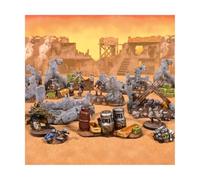 Mantic Deadzone Ruins - Plastic Miniature Set - Earthy/Neutral - 1:12 Scale - Post-Apocalyptic, War-Torn