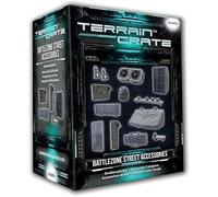 Mantic Games Terrain Crate: Battlezones Street Accessories, Unpainted (MGTC211)