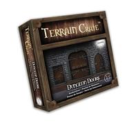 mantic Games | Terrain Crate Dungeon Doors | Pre Coloured Fantasy Door Terrain Set | Scenery for RPGs and Miniatures Games