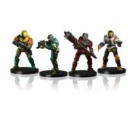 mantic Halo: Flashpoint Fireteam Cerberus Pack | Spartan Fireteam Expansion with 4 Unpainted 32mm Miniatures and Game Cards
