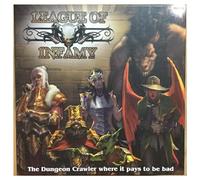 mantic League of Infamy: Board Game | Competitive Fantasy Dungeon-Crawling Board Game | Villain Miniatures, Cards & Dice | Strategic Tabletop Adventure