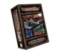 Mantic TerrainCrate: Gothic Manor - 36 Prebuilt Plastic Pieces - 28-30mm Scale - Ready to Play - Teen & Adult