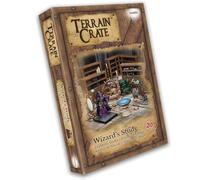 Mantic TerrainCrate: Wizard's Study Games | 20 Pre-Coloured 28mm PVC Terrain Pieces | Fantasy Scenery for D&D, Pathfinder, Warhammer | Includes Bookcases, Orrery, Owl, Scrying Pool & More