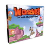 mantic | Worms: The Board Game Advent Calendar | 24-Day Build-to-Play Board Game | Includes Worms Figures, Terrain, Dice & Tokens | Fun Family Mayhem for 2-4 Players