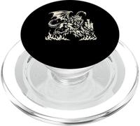 Manticore Dark Fantasy Monster Medieval Mythical Creature PopSockets PopGrip for MagSafe