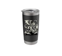 Manticore Dark Fantasy Monster Medieval Mythical Creature Stainless Steel Insulated Tumbler