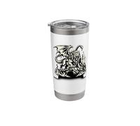 Manticore Dark Fantasy Monster Medieval Mythical Creature Stainless Steel Insulated Tumbler