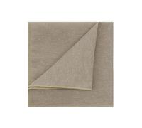 Mantieqingway Cotton Handkerchiefs for Men Solid Color Pocket Square for Suit Formal Wedding Church, Khaki, 1