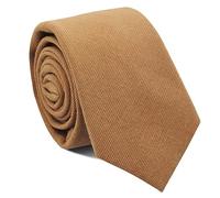 Mantieqingway Men's Skinny Tie Solid Color Neckties 2.56'' Casual Business Ties for Daily Dress, Weddings, Groomsmen Gifts, Khaki, 147*6.5*3.8cm