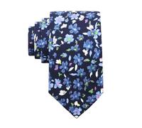 Mantieqingway Ties for Men, 2.76'' Cotton Floral Tie Men's Neckties for Weddings Groomsmens Dances Party Valentine's Day Gift, Style-23, Medium