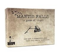 Mantis Falls Board Game | Hidden Traitor Strategy Card Game for 2-3 Players | Sometimes Cooperative Adventure Game for Adults and Teens | Ages 14+ | Playtime 60-90 Minutes | by Distant Rabbit Games
