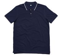 Mantis Men's Tipped Polo Shirt in Navy | Size: XL Mantis Navy XL