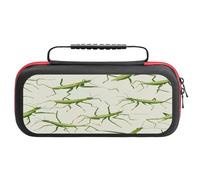 Mantis Pattern Portable Carrying Case for Switch Protective Travel EVA Hard Shells Game Card Storage Pouch Bag