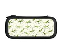 Mantis Pattern Portable Carrying Case for Switch Protective Travel Hard Shells Game Card Storage Pouch Bag